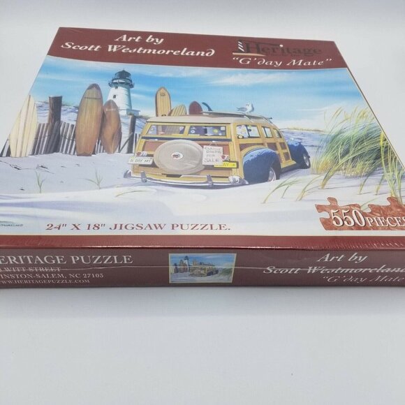 Heritage Puzzle - Scott Westmoreland - G'Day Mate - Jigsaw‎ Puzzle - 550 Pc - Picture 3 of 5